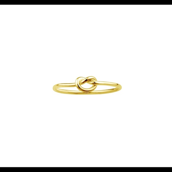 Thin Gold Love Knott Ring - Picture 4 of 5